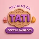 Logo de Delicias da tati doces e salgados